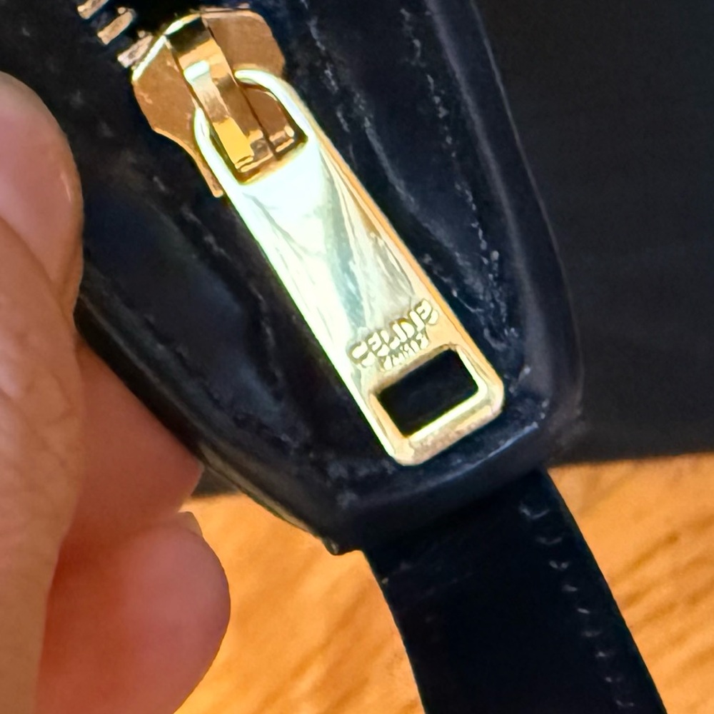 CELINE CROQUE CALFSKIN SHOULDER BAG - Picture 7 of 14